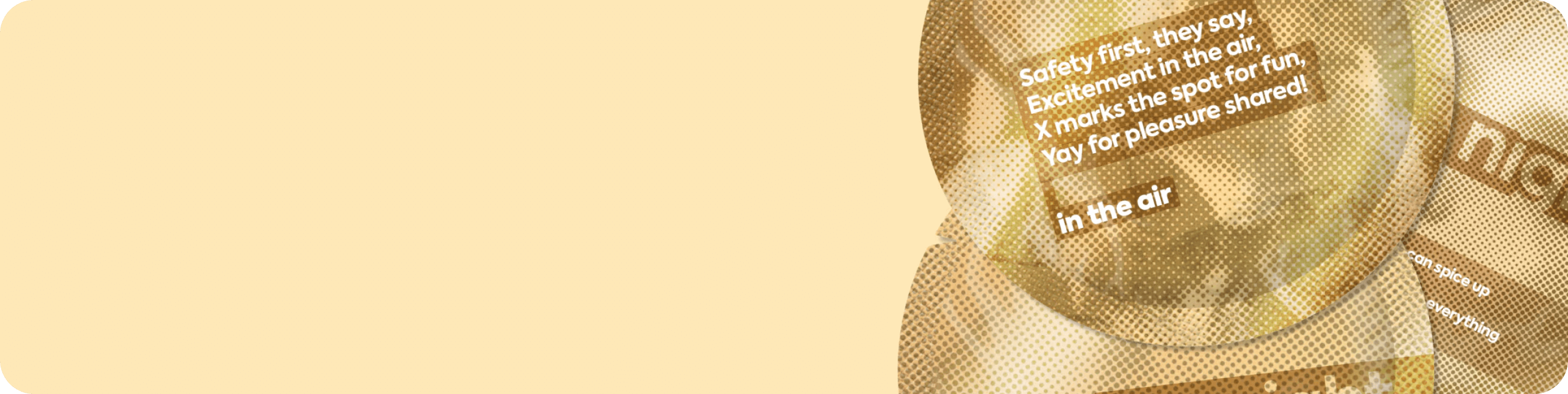 myone thin condoms with yellow background