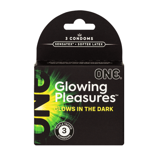 Glowing Pleasures™ Condoms | Glowing Pleasures™ Condoms ONE®