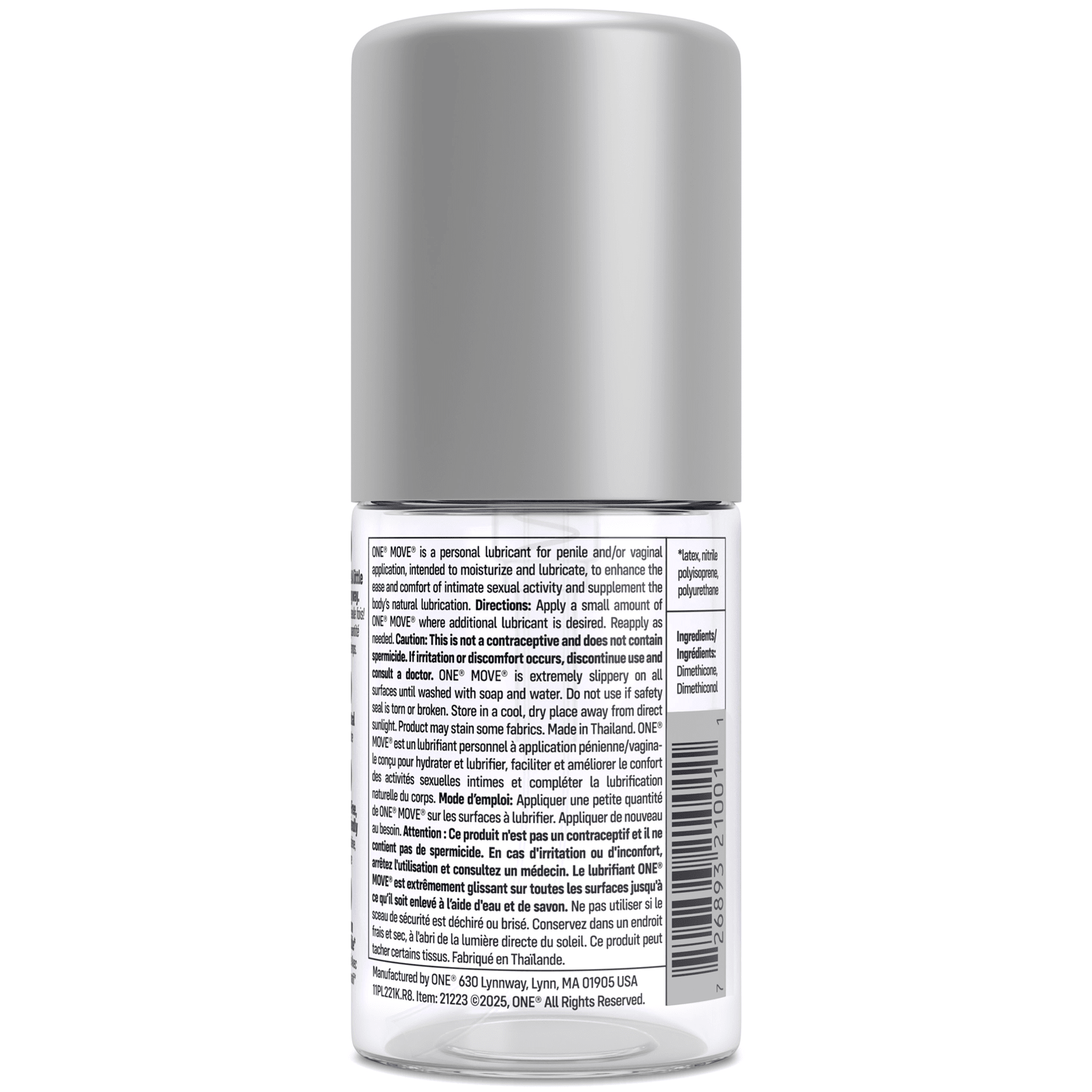 Move® Silicone Personal Lubricant 3.38oz | Move® Silicone Personal Lubricant 3.38oz ONE®