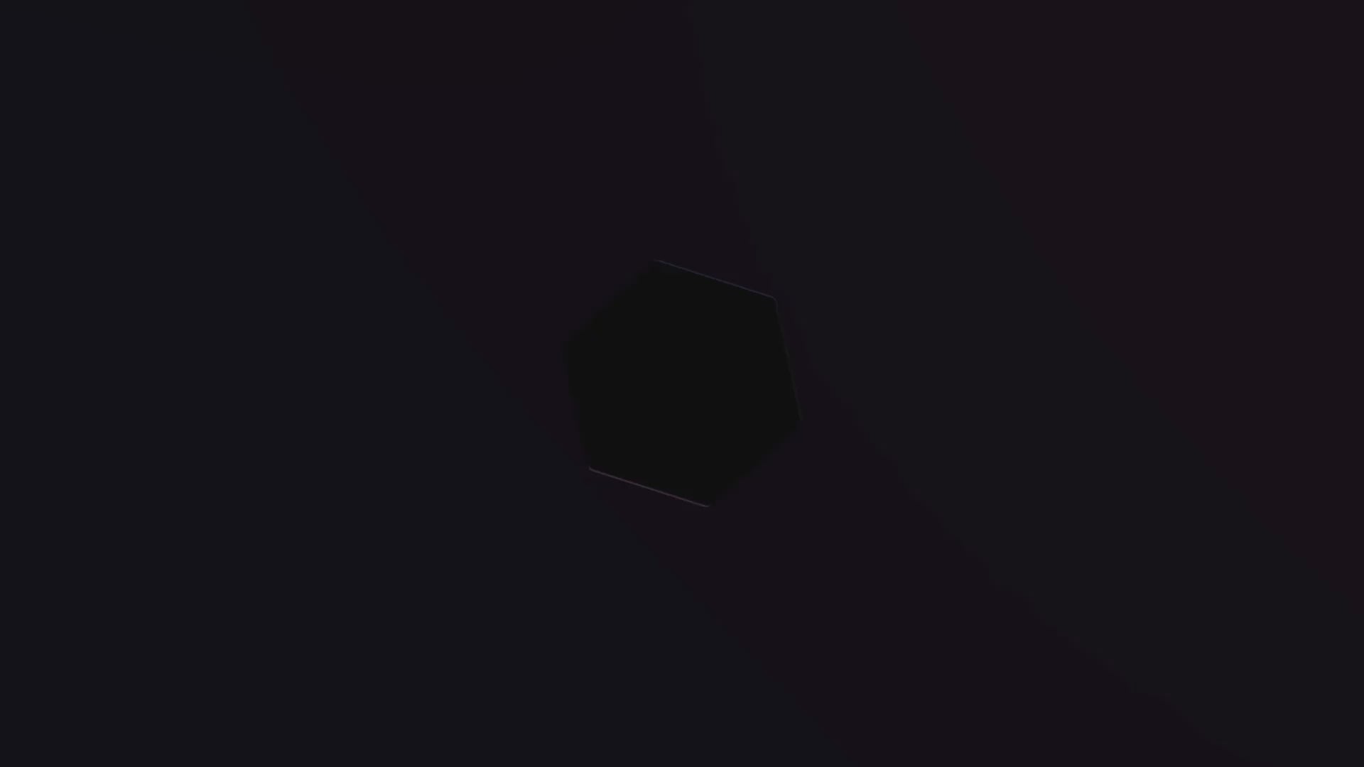 Load video: one flex logo video with purple hexagon background