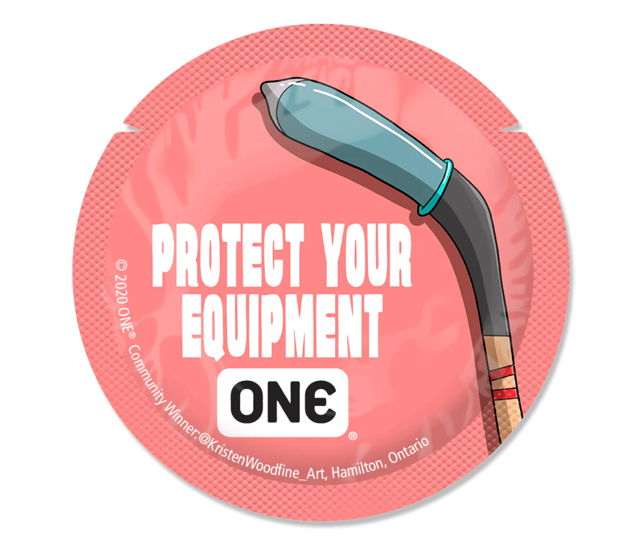 Pink packaging with a tool illustration and text 'Protect Your Equipment ONE' on a black background