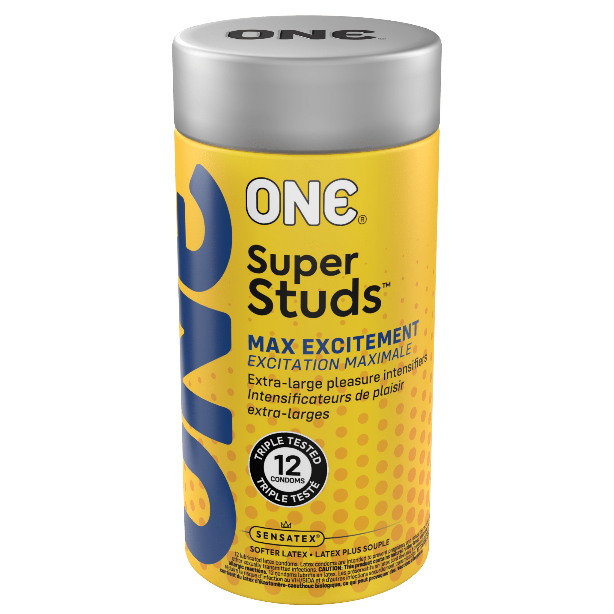ONE Condoms Super Studs 12-Count | Super Studs™ Condoms ONE® | Super Studs™ Condoms ONE®