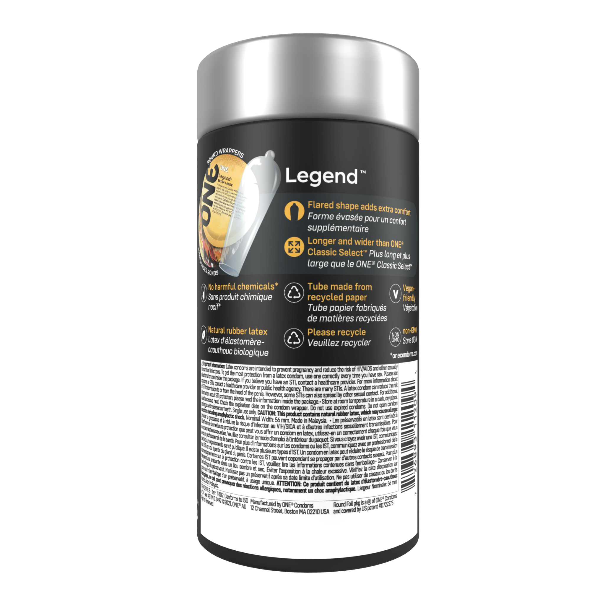 Legend XL Condoms Flared Extra Large Latex Condoms ONE legend-xl-condoms-flared-extra-large-latex-condoms-one